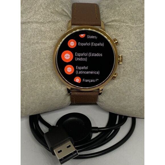 Fossil Gen 4 Authentic Digital Dial Smart Watch Custom Band FTW6018 ZA324 - Picture 1 of 12